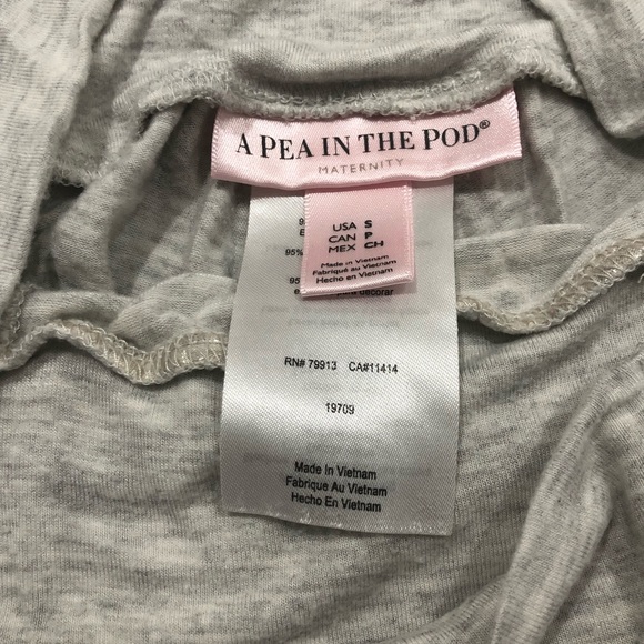 A Pea In The Pod Pair Of Black & Gray Pregnancy Shorts Size S. Extremely Comfy - Picture 4 of 5